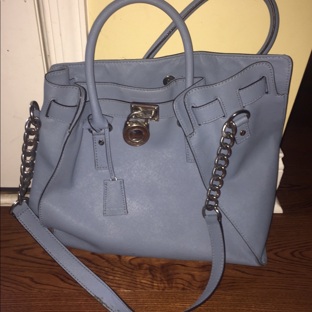 Michael Kors baby blue purse